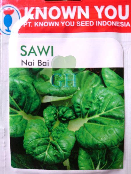 Jual Benih Bibit Sawi Pakcoy Pakchoy Putih NAI BAI By Known You Seed Di