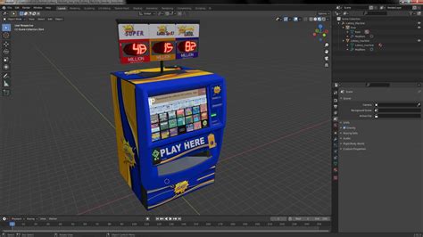 Lottery Machine 3D Model $49 - .max .3ds .blend .c4d .fbx .ma .lxo .obj ...