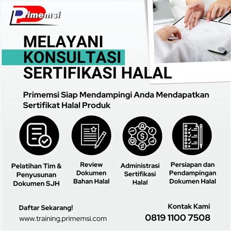 Pelatihan Penyelia Halal Berbasis SKKNI No 21 Tahun 2022