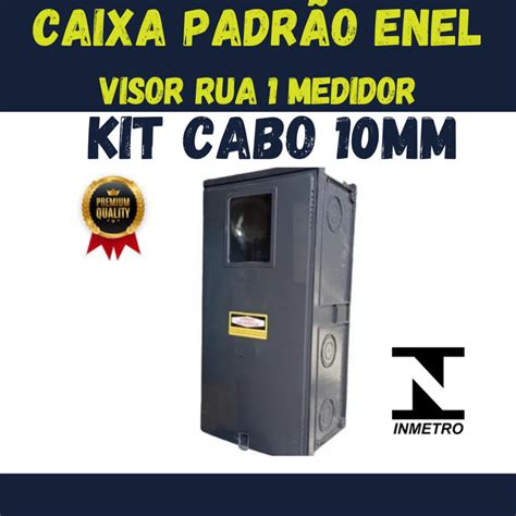 CAIXA DE LUZ PADRAO ENEL VISOR RUA PARA 1 MEDIDOR CABO 10MM Shopee Brasil