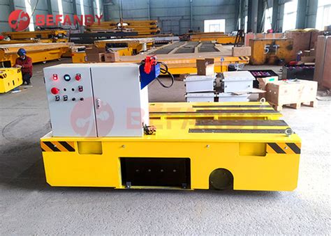 Electric Flatbed Cargo Trackless Transfer Cart T Heavy Duty Platform