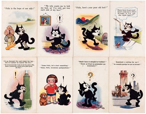 Hake S Felix The Cat Postcard Lot