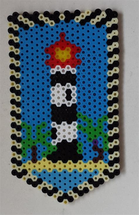 Nautical Lighthouse Perler Beads Day 73 Of 365 Challenge