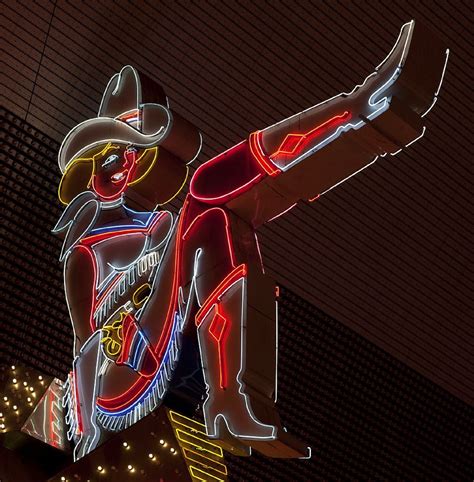glitter girl neon sign  las vegas  stock photo public domain