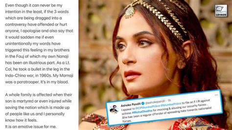 Richa Chadha Brutally Criticised For Her Galwan Tweet Actress Apologises