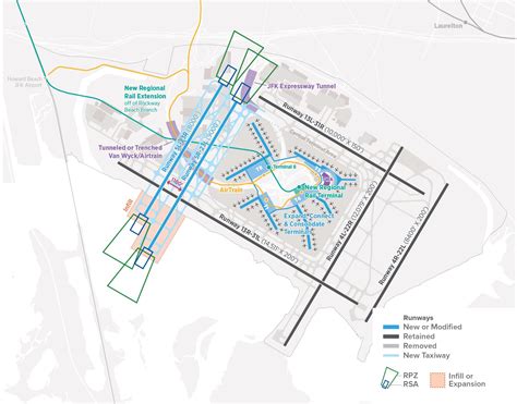 Planned New Runway at New York's JFK Airport [2169 x 1700] : r/MapPorn
