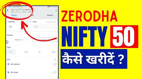 How To Buy Nifty In Zerodha Zerodha Me Nifty Kaise Kharide