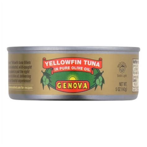 Genova Yellowfin Tuna In Olive Oil 5 Oz Pack Of 12 12 Pack Frys