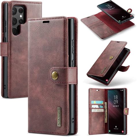 Amazon MEOORHE Magnetic Detachable Wallet Stand Leather Phone Case