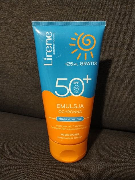 Lirene Emulsja do Opalania do Skóry Wrażliwej SPF 50 INCI Beauty