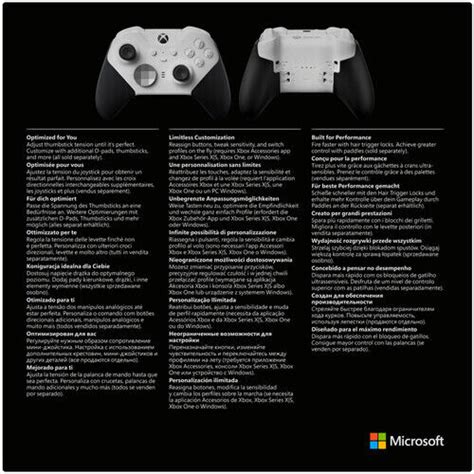 Microsoft Wireless Controller Elite V2 COre White For Xbox Series X