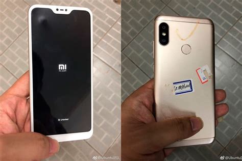 Primeras Imágenes Filtradas Del Xiaomi Redmi 6 Notch Y Android One Para La Renovación De Su