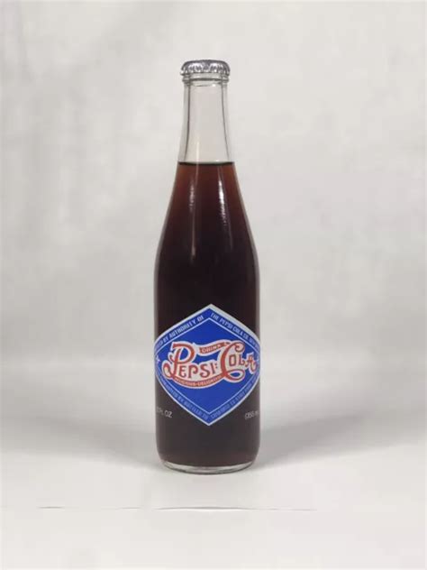 1998 PEPSI COLA ÉDITION limitée réplique bouteille logo années 1900