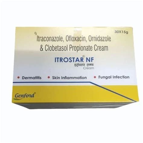 Itraconazole Ofloxacin Ornidazole Clobetasol Propionate Cream At Rs