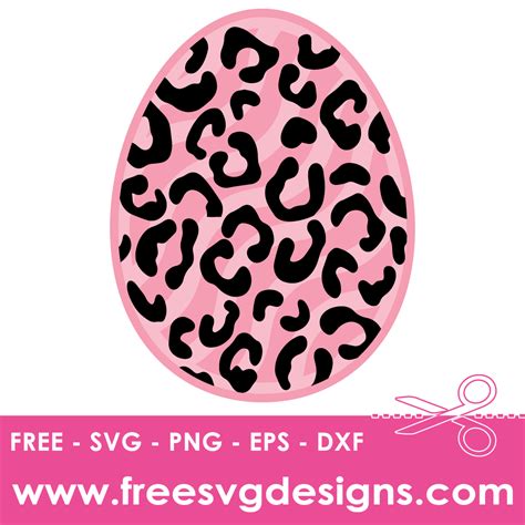 Leopard Print Circle Free Svg Files