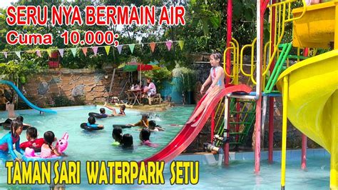 KOLAM RENANG TAMAN SARI WATER PARK SETU BEKASI Wisata Air Murah