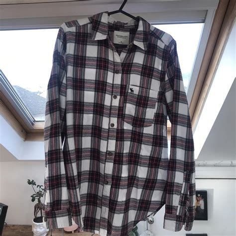 Abercrombie And Fitch Checked Shirt Only Worn A Depop