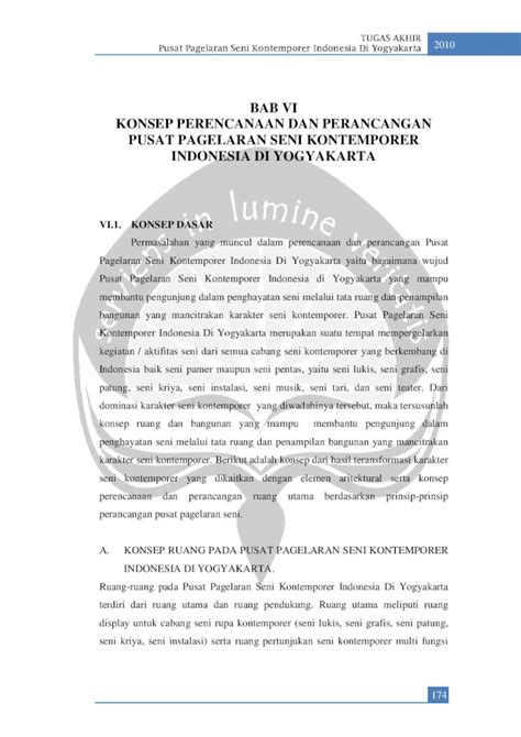 Pdf Bab Vi Konsep Perencanaan Dan Perancangan E Journaluajyacid