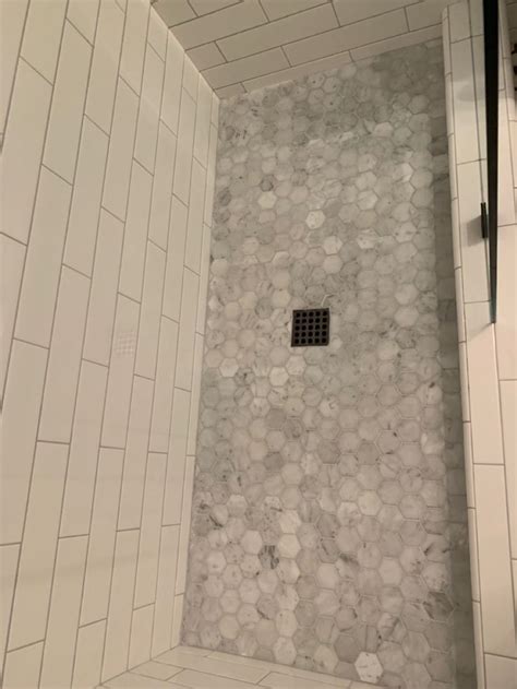 My Small Bath Remodel In Octagon Tile Bathroom Octagon Tile