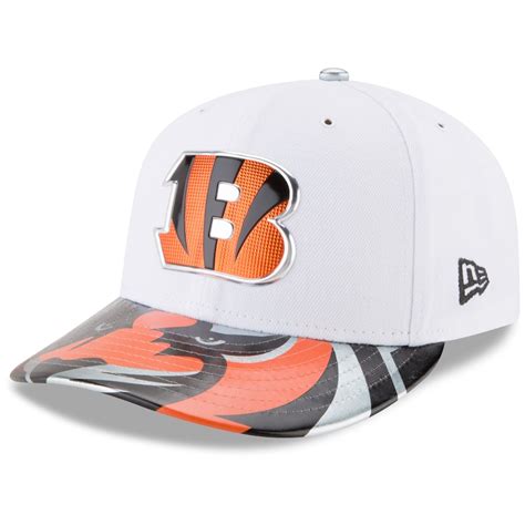 Mens New Era White Cincinnati Bengals 2017 Nfl Draft On Stage Low