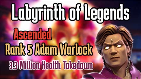 Rank 5 Ascended Adam Warlock Labyrinth Takedown YouTube