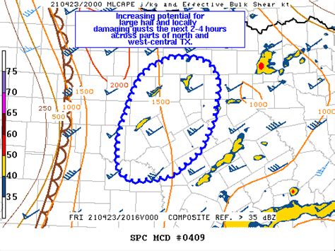 Storm Prediction Center Mesoscale Discussion 409