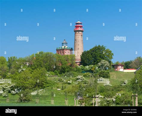 Lighthouse and look out tower Kap Arkona Rügen Island Mecklenburg