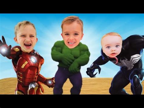 Wrong Heads Top Superheroes Vlad Niki Dance Meme Coffin Dance