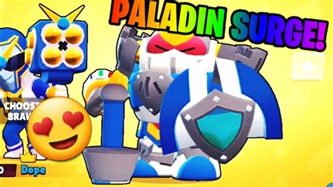 Mecha Paladin Surge Gameplaybrawl Stars Mecha Paladin Surge New Update Youtube