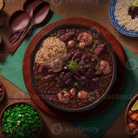 Delicious Brazilian Feijoada Food 14943565 Stock Photo at Vecteezy