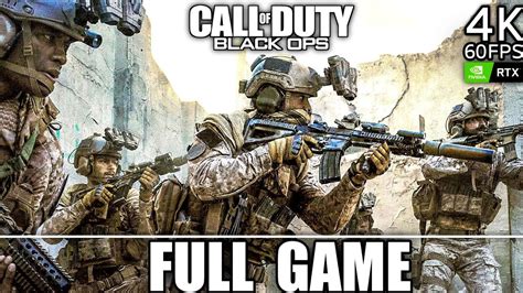 Call Of Duty Black Ops Full Game 4k 60fps Ultra Hd Pc Campaign Gameplay Walkthrough No