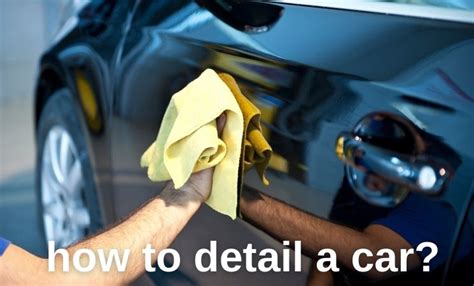 how to detail the exterior of a car