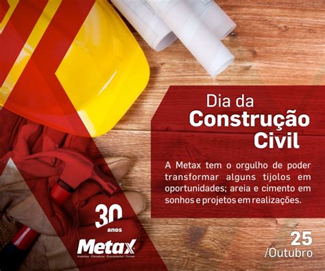 Dia Da Constru O Civil Metax