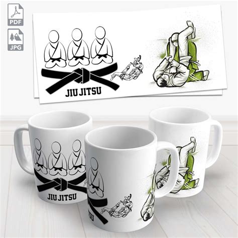 Caneca Artes Marciais Jiu Jitsu Sublimaí