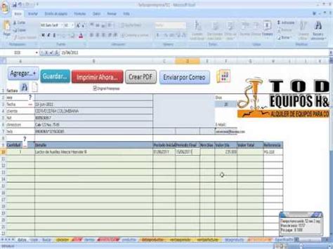 Llenar Facturas Preimpresas Usando Microsoft Excel Todo Automatizado