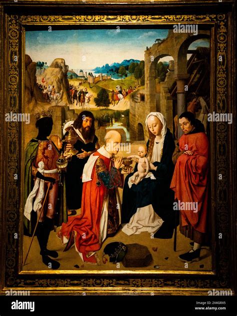 The Adoration Of The Magi Geertgen Tot Sint Jans Rijksmuseum Amsterdam Netherlands Stock