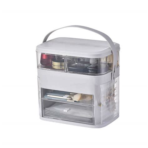 Transparent Dressing Box Desktop Cosmetic Organizer Large Capacity