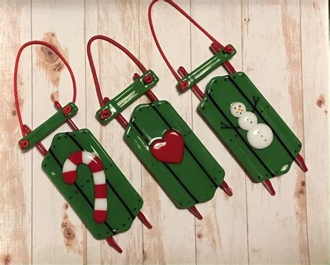 Store 1 WITS END DESIGNS Glass Christmas Decorations Fused Glass