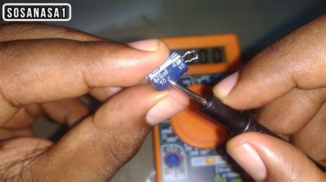 Como Probar Si Un Capacitor Condensador Funciona Usando Solo El