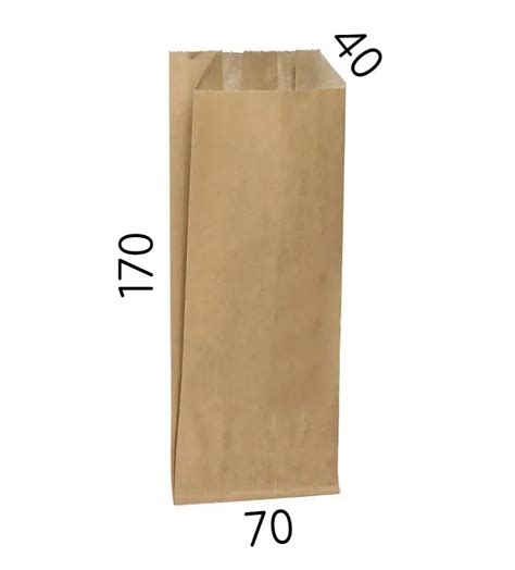 Крафт-пакет бумажный для столовых приборов. 70 × 40 × 150 мм: купить с ...