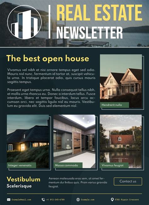 Real Estate Newsletter Template