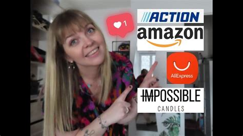 VLOG 119 Haul Action Aliexpress Amazon Impossible Candle Recette