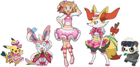 Serena and her Pokemon's Contest Performing by WillDynamo55 on DeviantArt