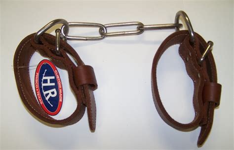 1 34 Leather Horse Hobble With Chain Retail 5795 7211 04