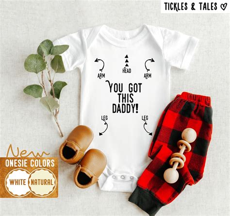 Dad Instructions You Got This Dad Baby Onesie Baby Grow Etsy