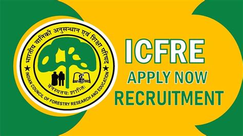 ICFRE Recruitment 2023 Check Post Salary Age Qualification And How