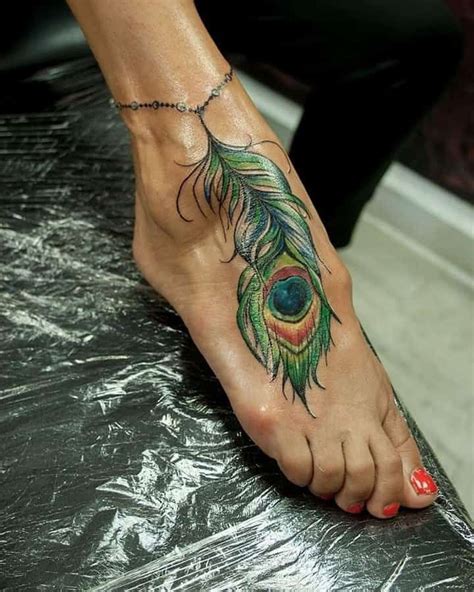 Top 109 Best Peacock Feather Tattoo Ideas [2022 Inspiration Guide