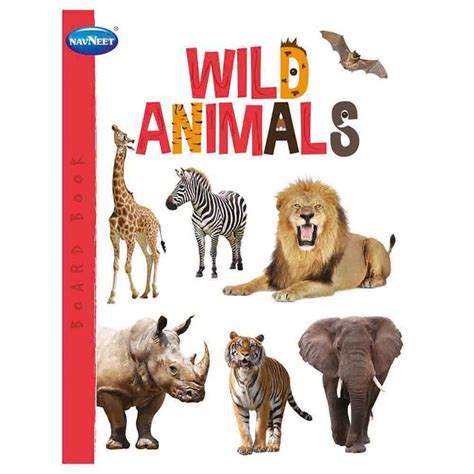 Shop Online My First Board Book - Wild Animals at ₹180