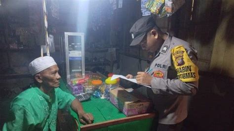 Antisipasi Lonjakan Harga Sembako Polsek Kuala Mandor B Cek Harga