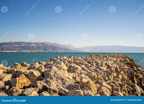 Small Beach On Beautiful Summer Adriatic Sea Vlore Coast Albania